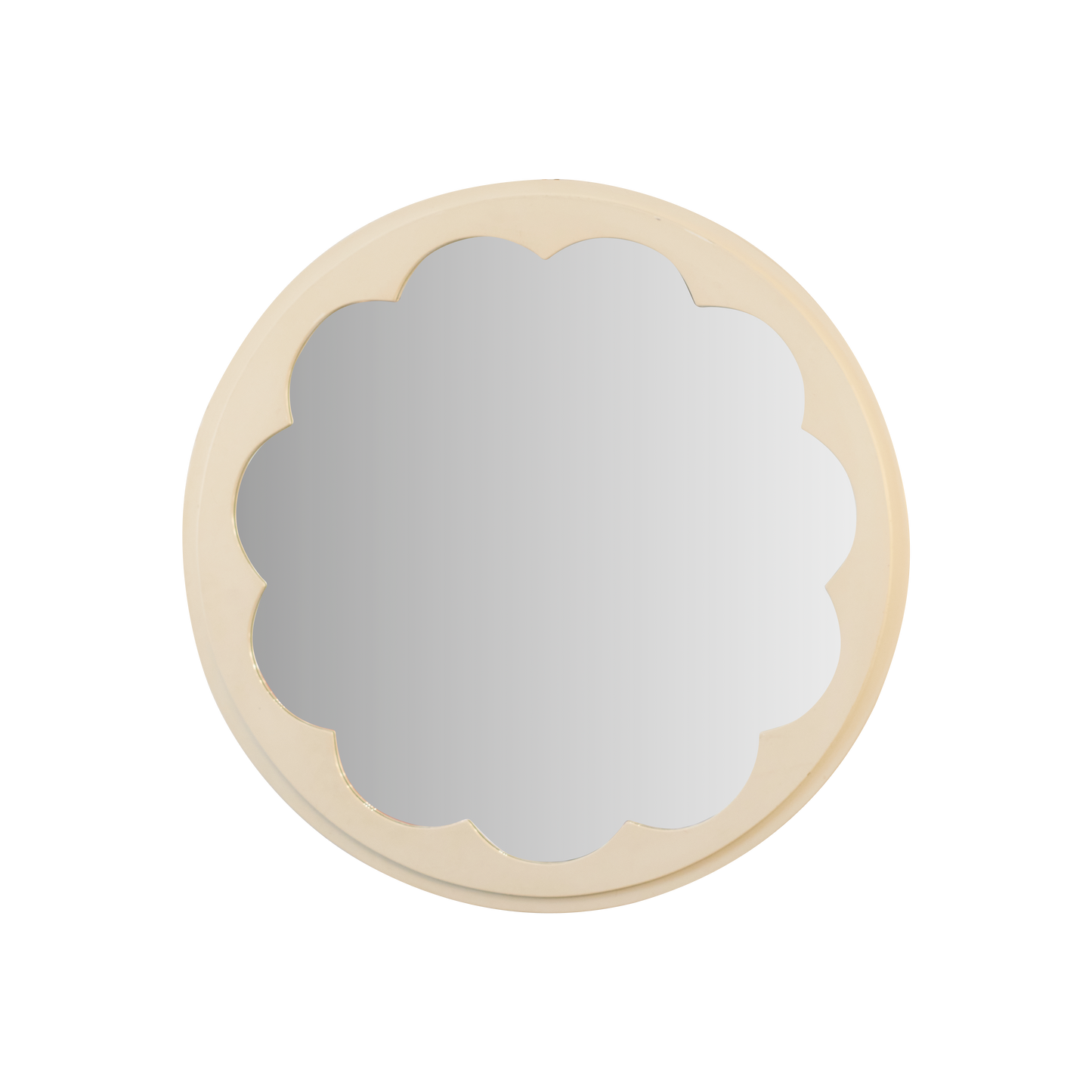 PAIR OF INSET PETAL MIRRORS