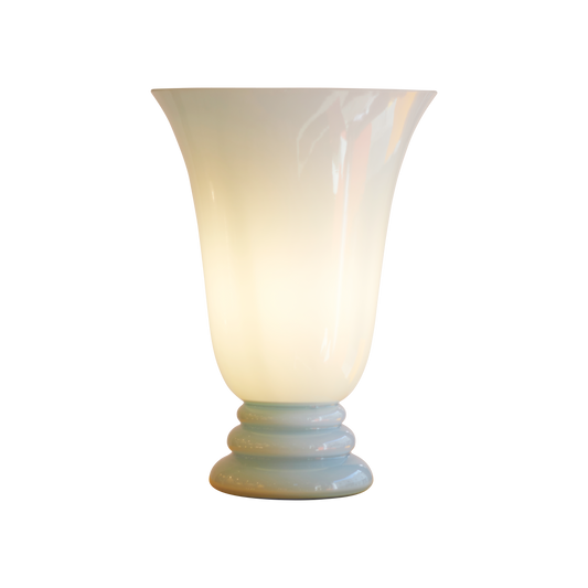 PASTEL BLUE MURANO TABLE LAMP