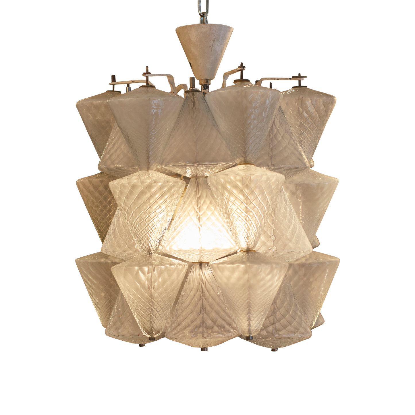 POLIEDRI FORSTED CHANDELIER