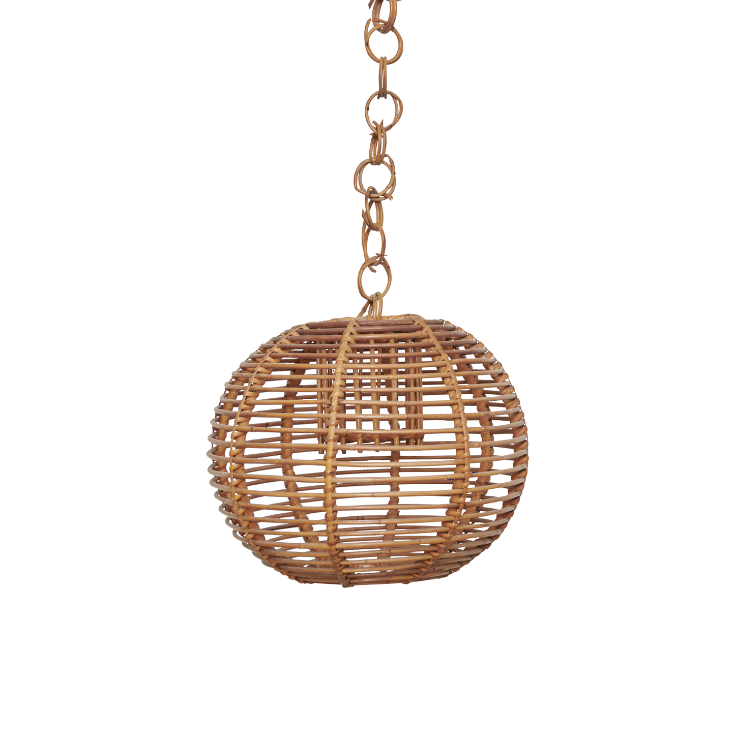 RATTAN GLOBE PENDENT