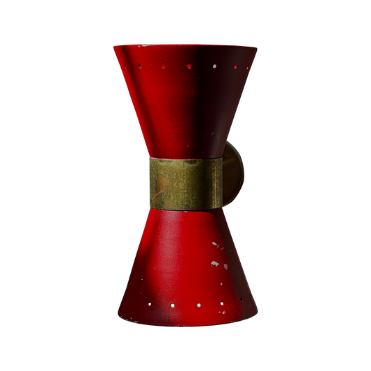 RED DIABOLO WALL LIGHT