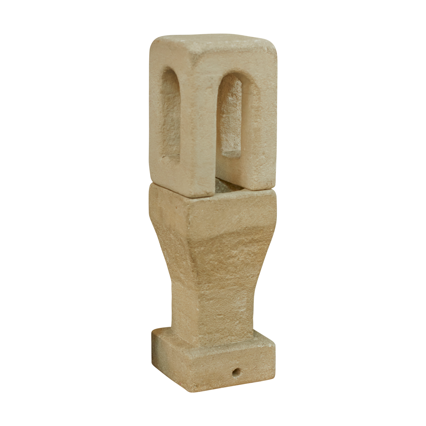 SCULPTURAL STONE LAMP