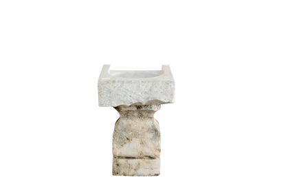 HANDCARVED CARRARA MARBLE BASIN