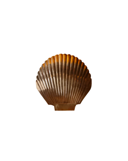 LARGE SILVER SHELL SERVING TRAY