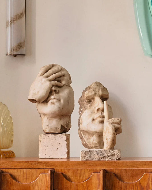 NEOCLASSICAL MARBLE BUSTS