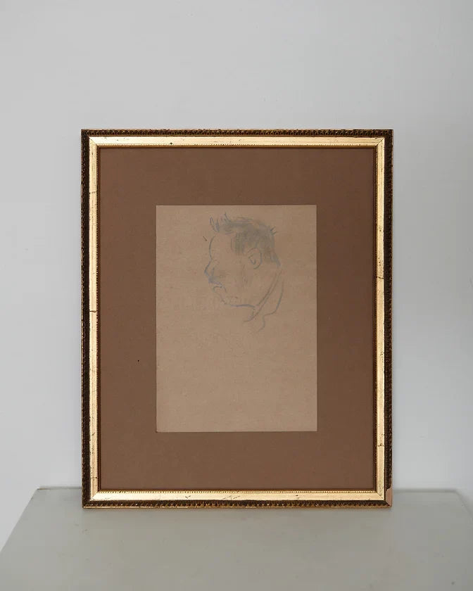 TRIO OF ORIGINAL FRAMED SKETCHES