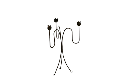 WROUGHT IRON CANDELABRA