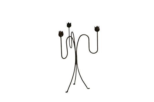 WROUGHT IRON CANDELABRA