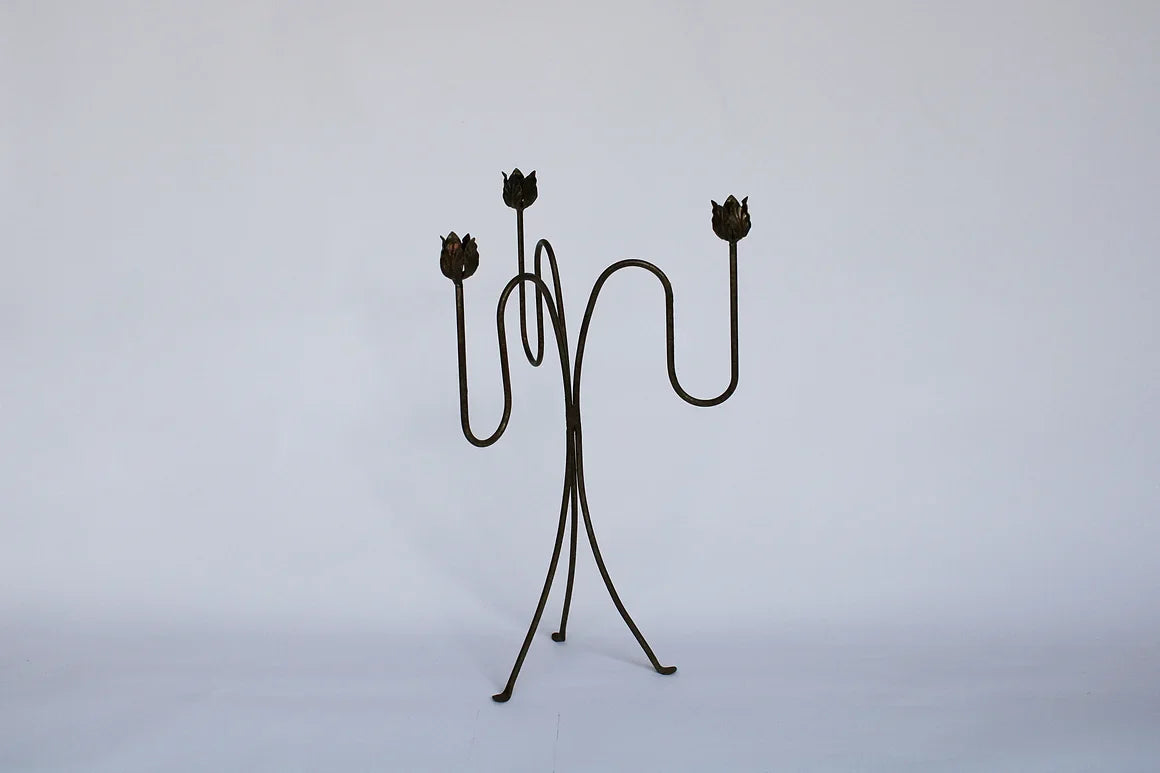 WROUGHT IRON CANDELABRA