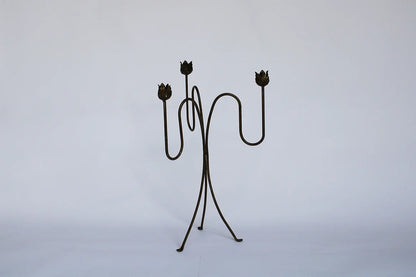 WROUGHT IRON CANDELABRA