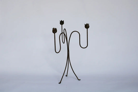 WROUGHT IRON CANDELABRA