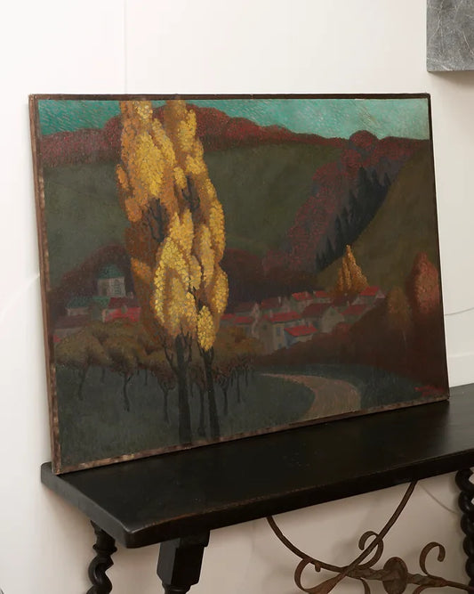 SIGNED FRENCH LANDSCAPE OIL PAINTING