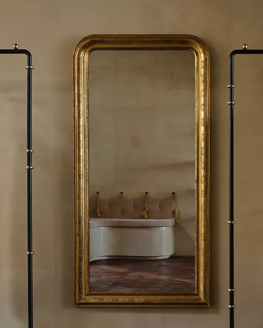 TALL LOUIS PHILIPPE SALON FINELY GILDED MIRROR