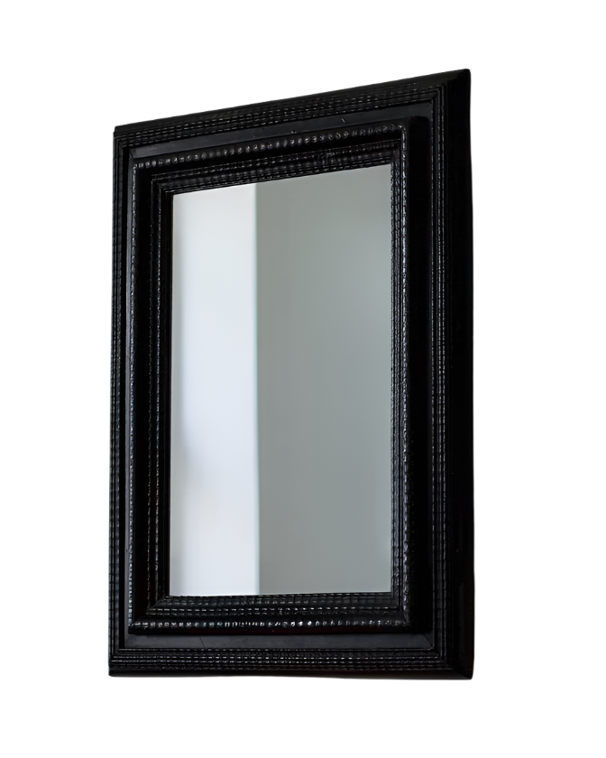 TALL MIRROR w. EBONIZED FRAME