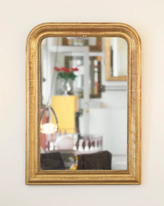 NARROW LOUIS PHILIPPE GILTWOOD MIRROR