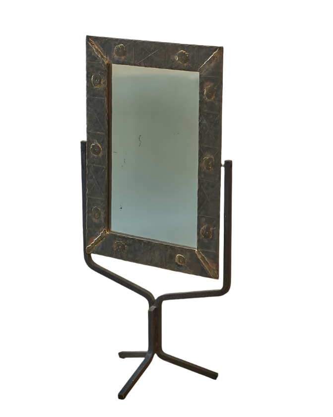 BRUTALIST VANITY MIRROR