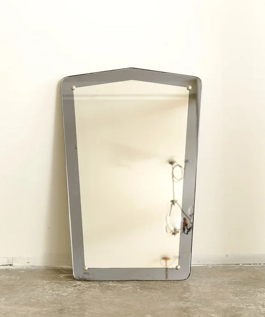 GREY FRAMED MIRROR