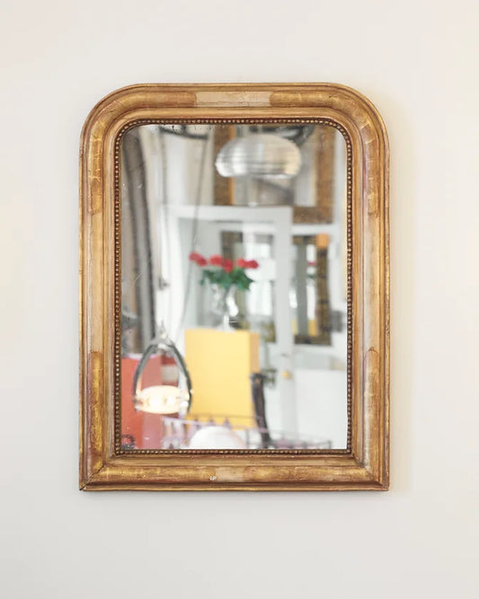 MEDIUM SIZED LOUIS PHILIPPE GILTWOOD MIRROR