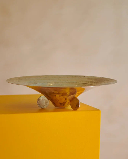 MODERNIST METAL BOWL