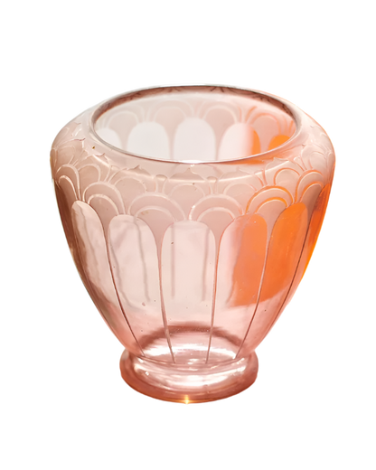 ART DECO AMETHYST GLASS VASE