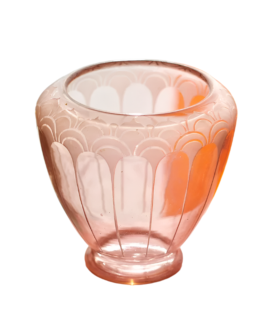 ART DECO AMETHYST GLASS VASE