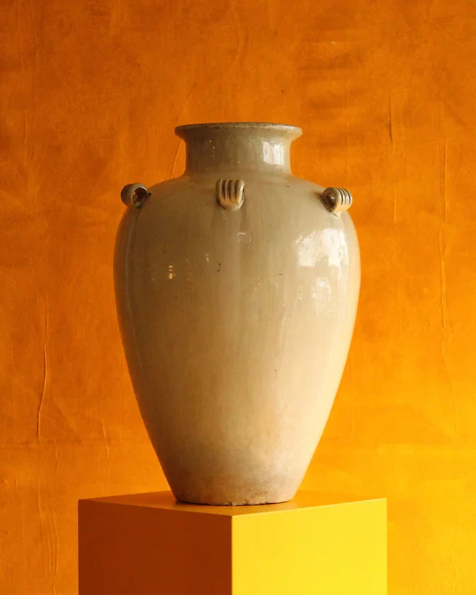 PAIR OF LARGE CERAMIC VASES