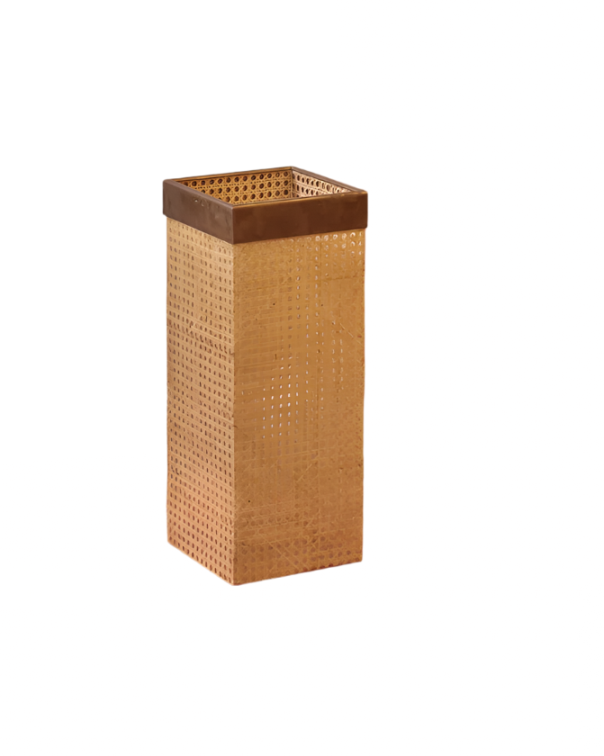 RATTAN & PERSPEX UMBRELLA STAND
