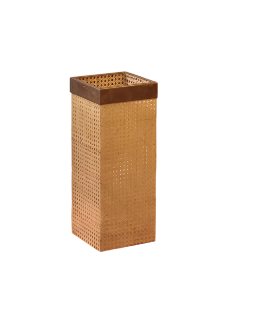 RATTAN & PERSPEX UMBRELLA STAND