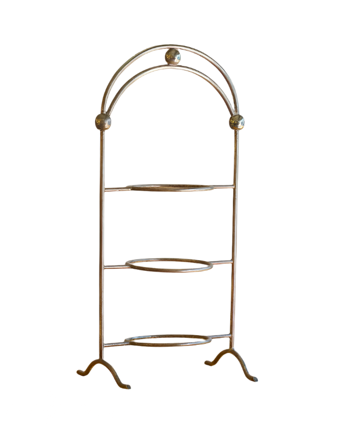 SCULPTURAL STEEL WINE STAND