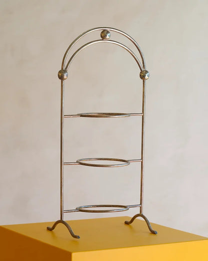 SCULPTURAL STEEL WINE STAND