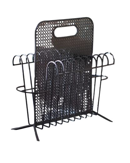 METAL MAGAZINE RACK