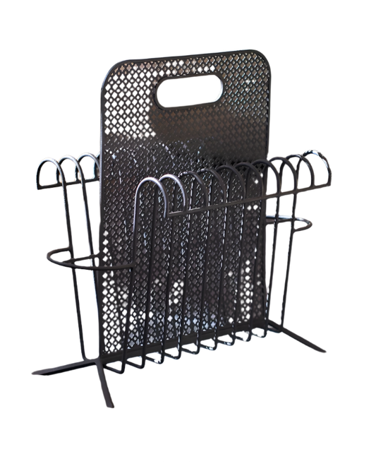 METAL MAGAZINE RACK