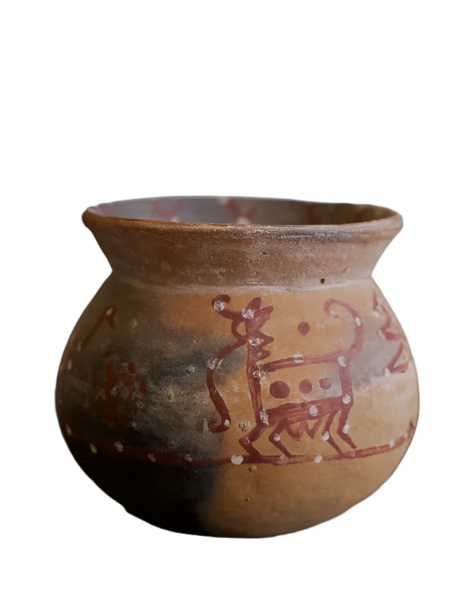 HAND PAINTED AZIENDA AGRICOLA VESSEL