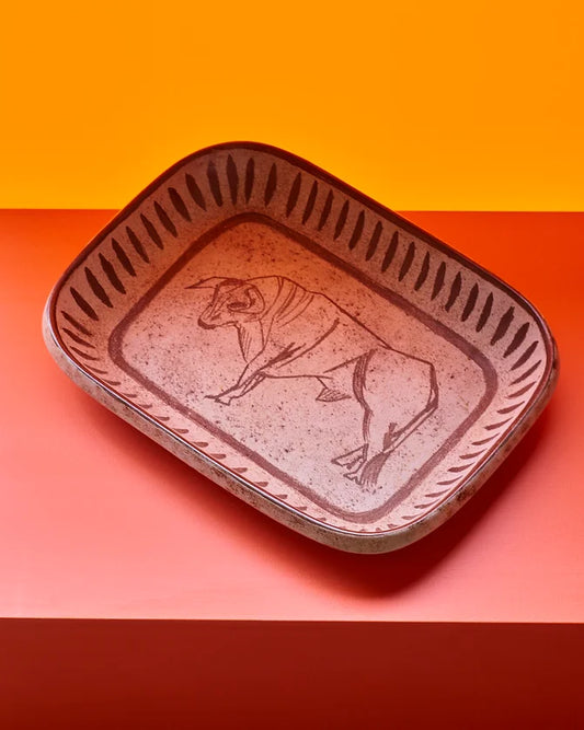 TORO CERAMIC DISH