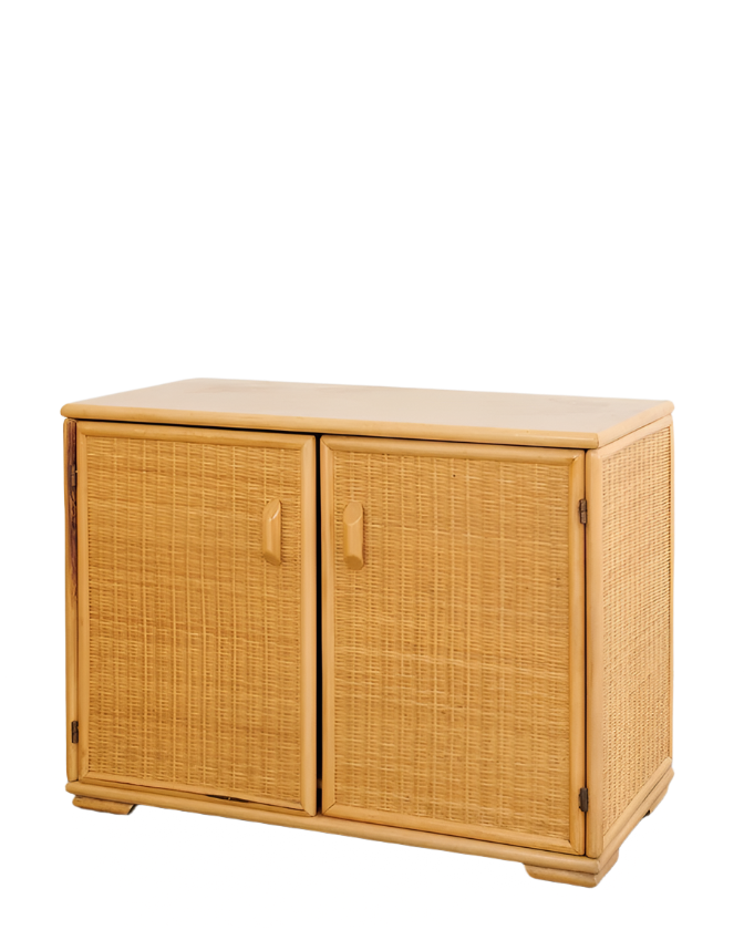 RATTAN CREDENZA