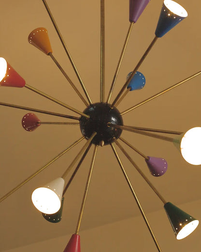 SPUTNIK 18 ARM CHANDELIER