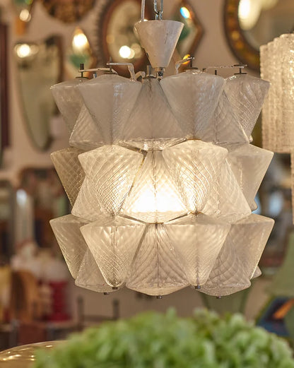 POLIEDRI FORSTED CHANDELIER