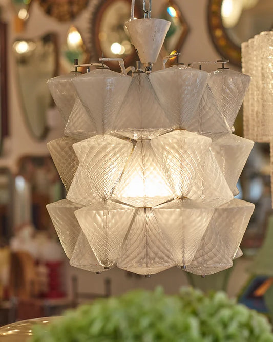 POLIEDRI FORSTED CHANDELIER