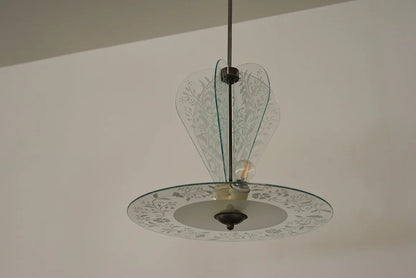 GLASS MODERNIST PENDANT