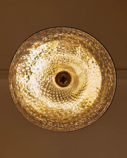 SEEDED GLASS PENDANT LIGHTS
