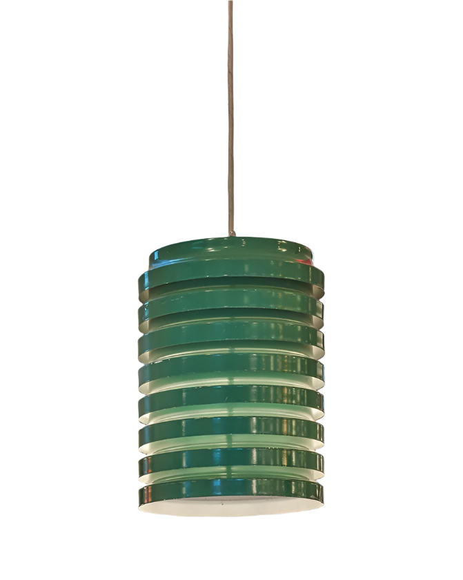 GREEN TIERED PENDANT