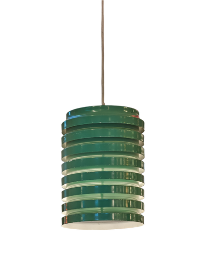 GREEN TIERED PENDANT