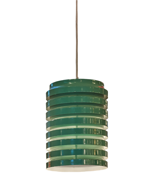 GREEN TIERED PENDANT