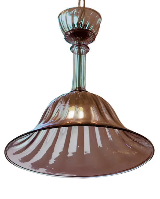 PURPLE MURANO TAPERED PENDANT