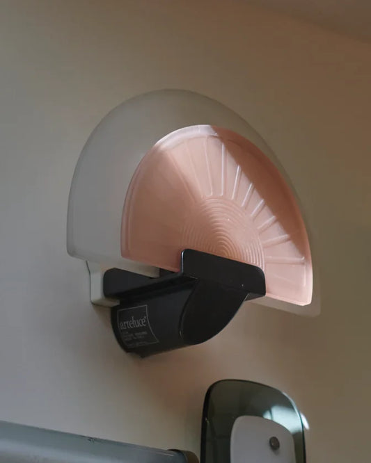DIVA OPAQUE PINK GLASS WALL SCONCE