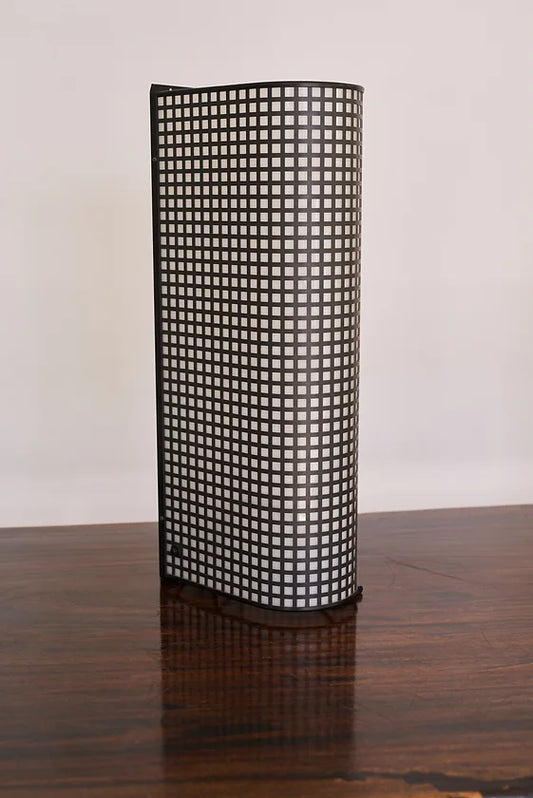 TRIO OF BLACK MODERN METAL WALL SCONCES