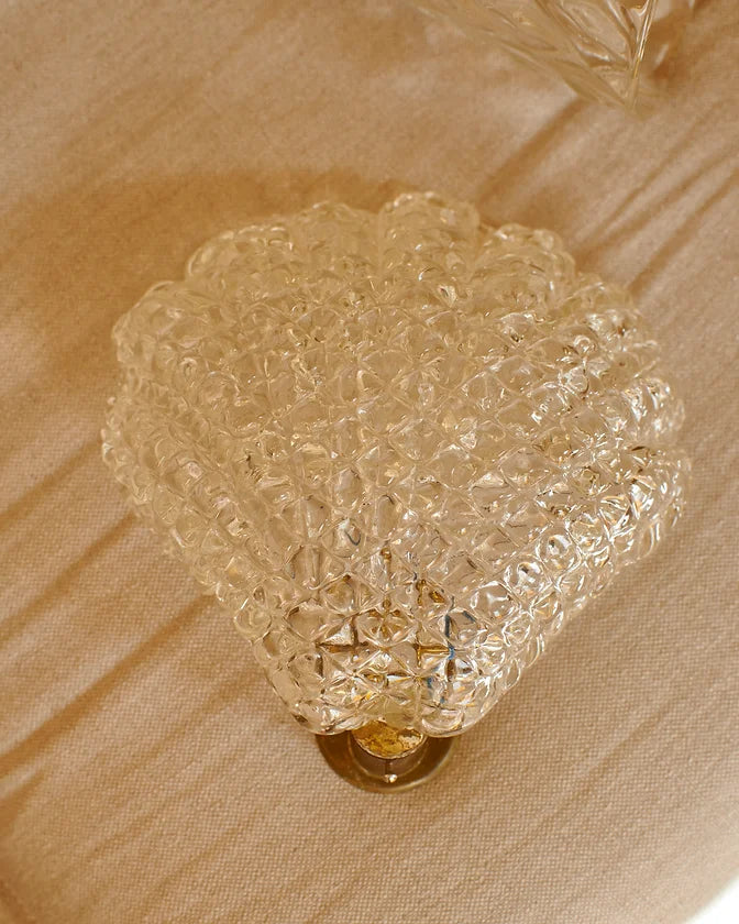 MURANO LEAF MOTIF SCONCE