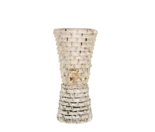 ROUNDED ROSTRATO MURANO GLASS TABLE LAMP