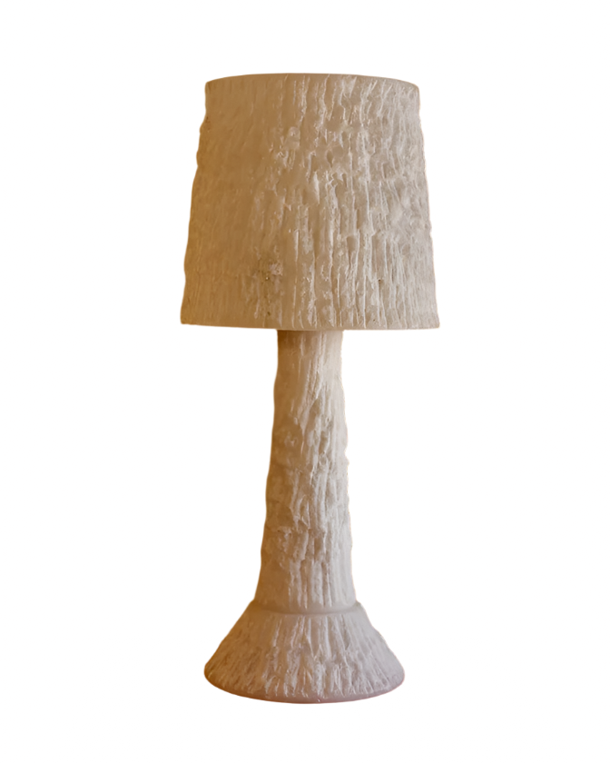 HAND CARVED ALABASTER TABLE LAMPS