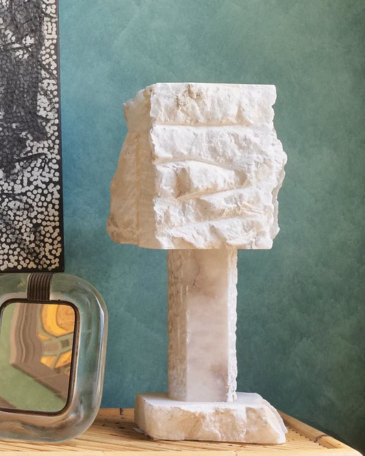 ALABASTER TABLE LAMP